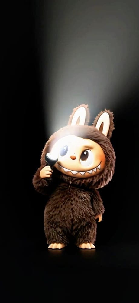 Fluffy Labubu Live Photo Wallpaper