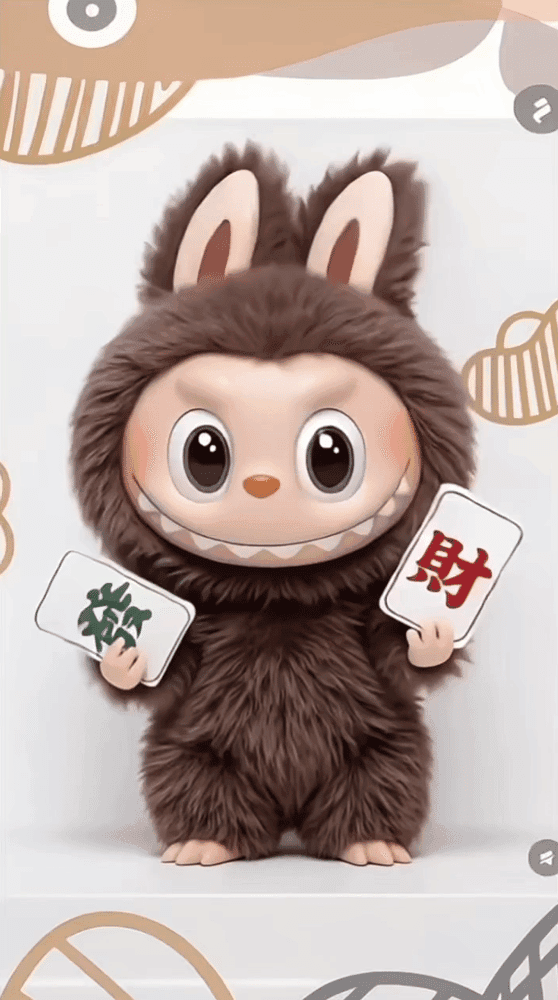 Mahjong Master Labubu Wallpaper