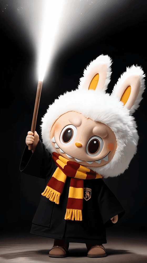 Wizard Labubu Wallpaper