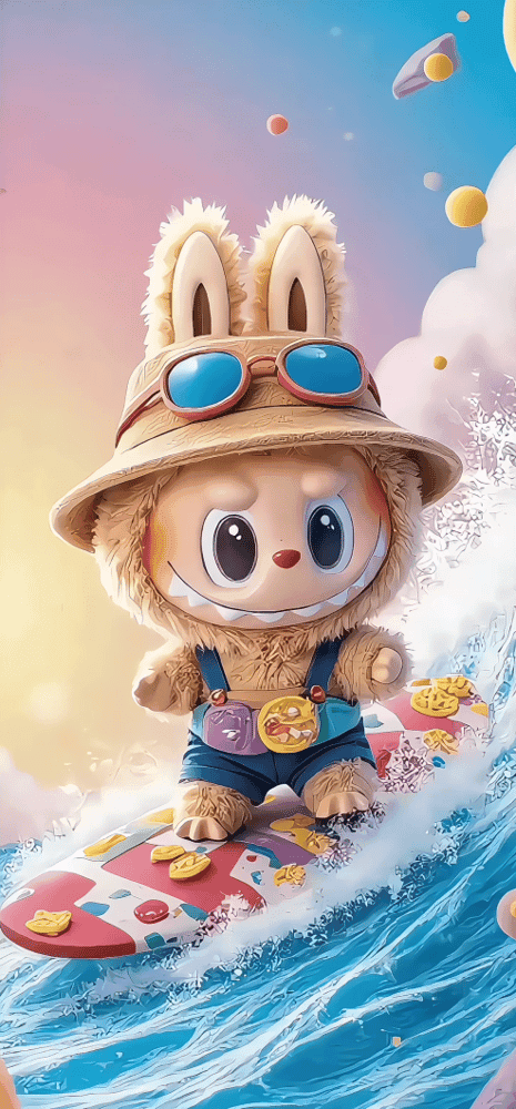 Beach Fun Labubu