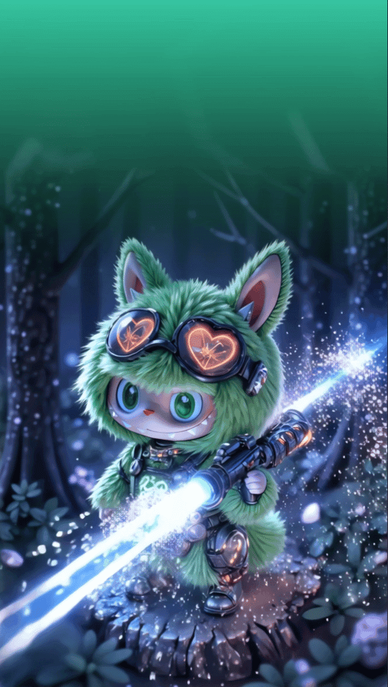 Fantasy Warrior Labubu