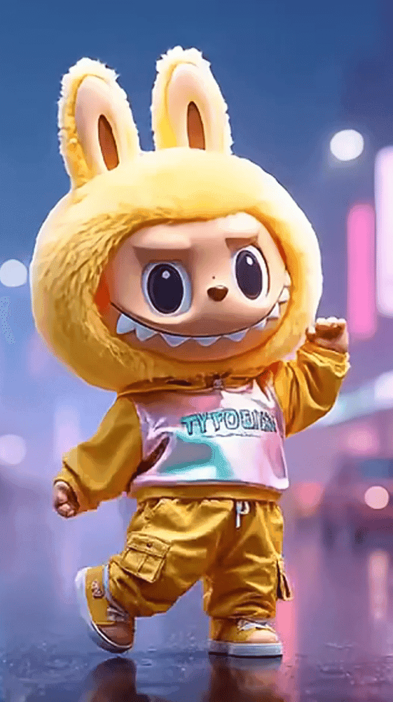 Golden Hoodie Labubu