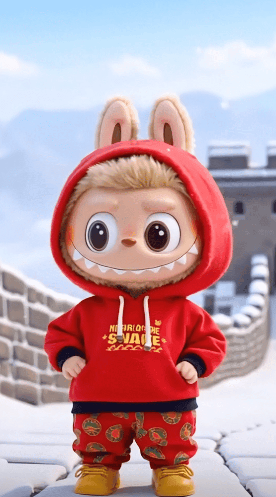 Red Hoodie Labubu