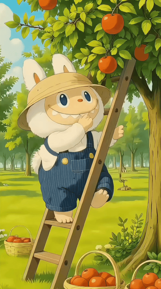 Apple Picker Labubu