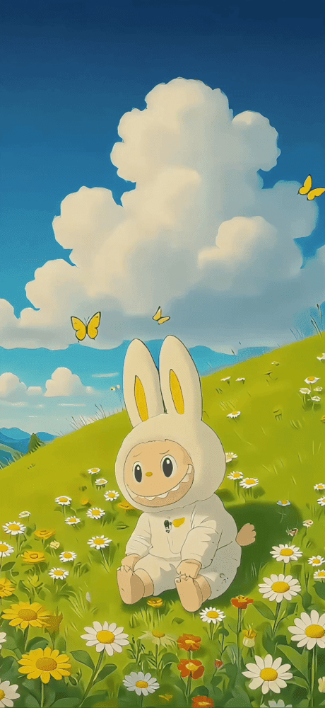 Sunny Meadow Labubu