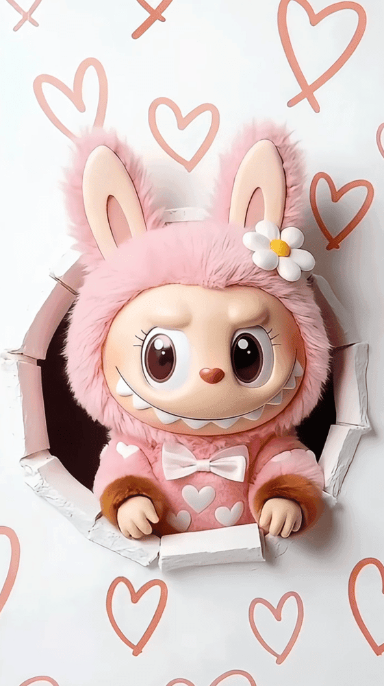 Peekaboo Labubu