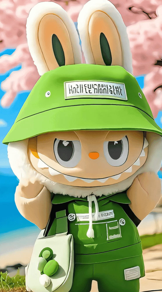 Green Explorer Labubu