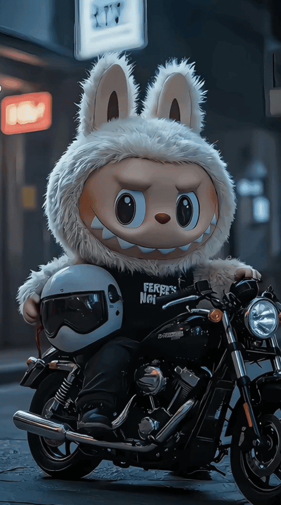 Biker Labubu