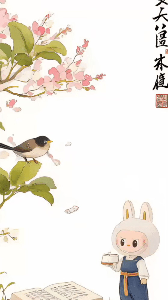 Spring Blossom Labubu