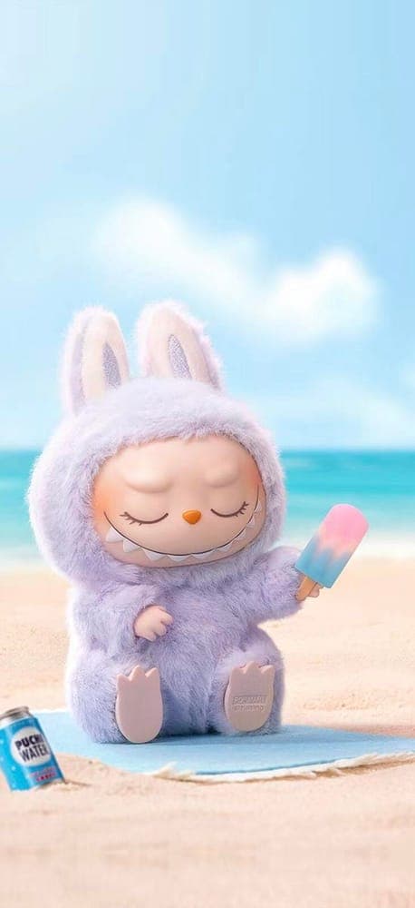 Peaceful Dreams Labubu Wallpaper