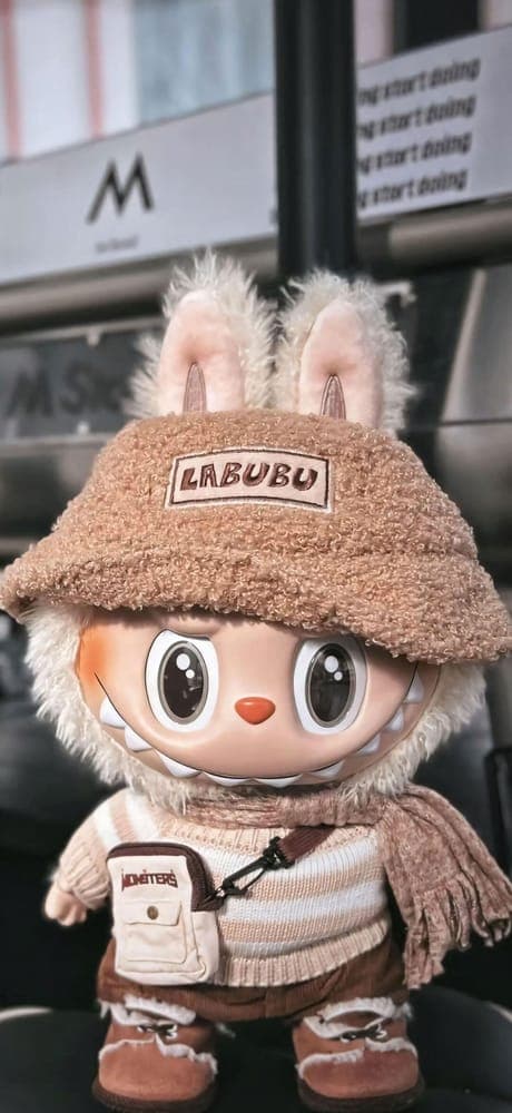 Winter Explorer Labubu Wallpaper