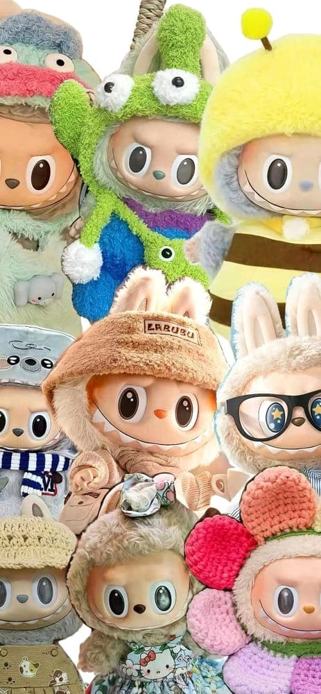 Toy Collection Labubu Wallpaper