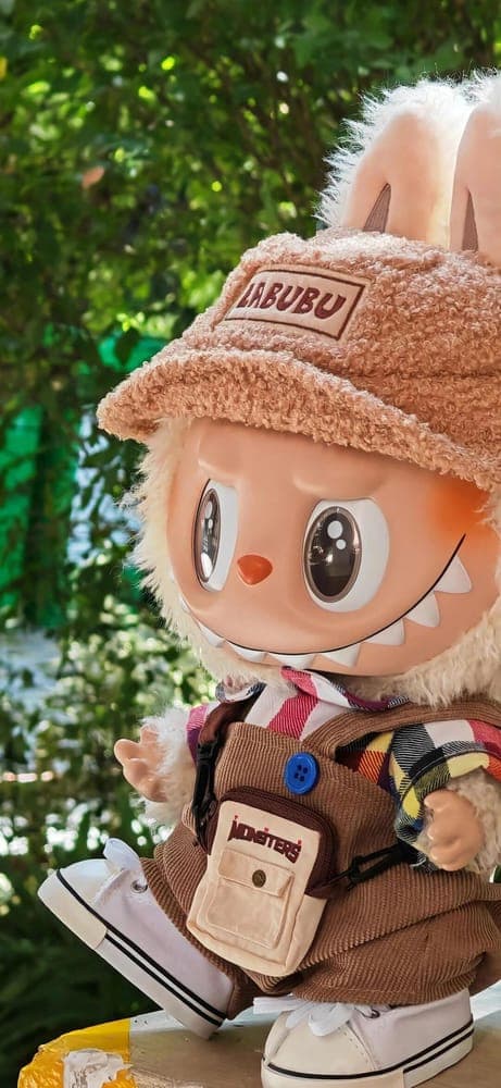 Cozy Winter Labubu Wallpaper